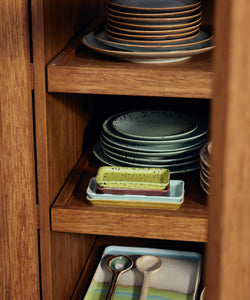 HKliving | 70S CERAMICS: SERVING SPOONS - HILLS (2pcs)