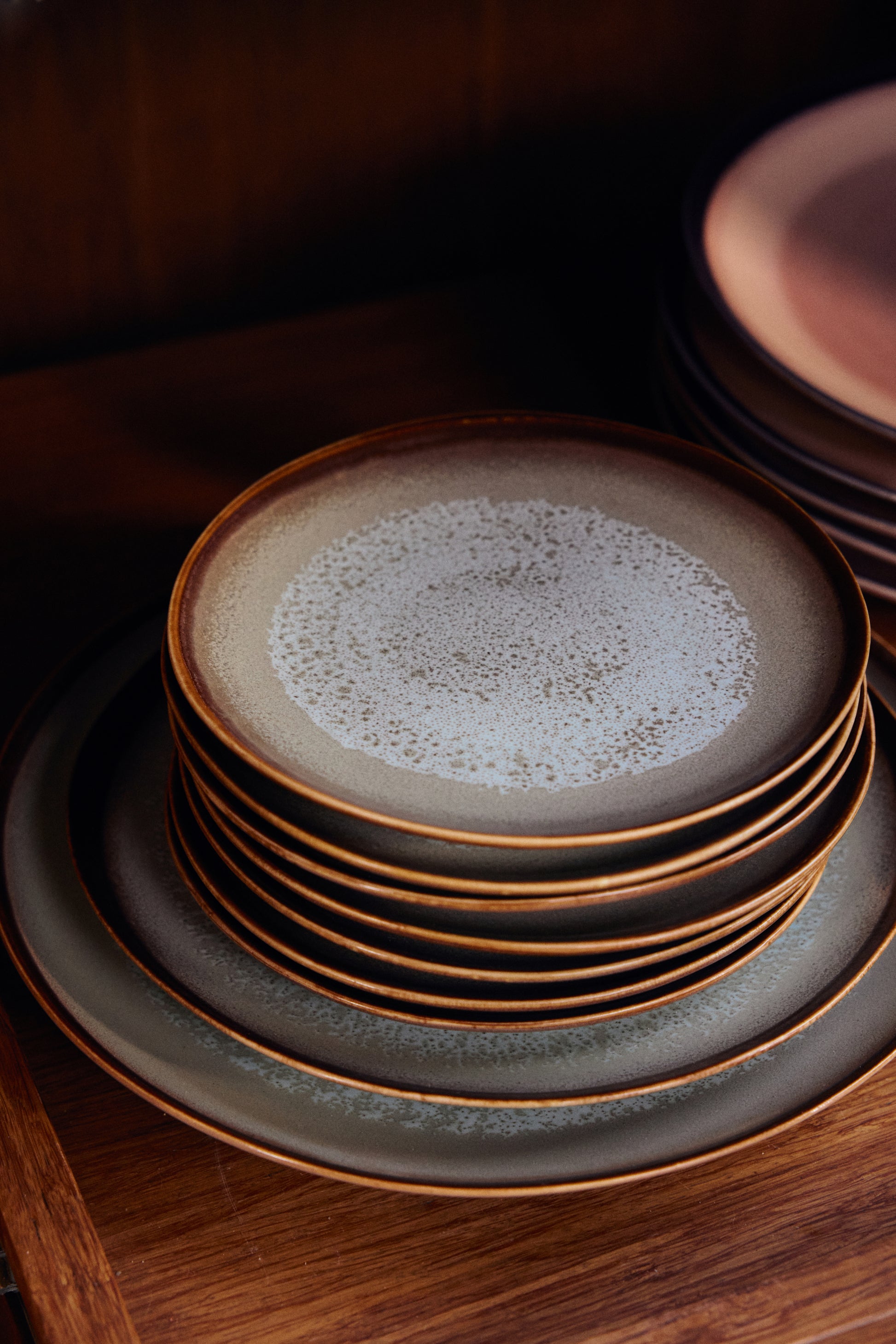 HKliving | 70S CERAMICS: SIDE PLATE - CONTRAST