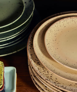 HKliving | 70S DESSERT PLATE - GRIT