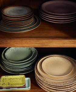 HKliving | 70S CERAMICS: SIDE PLATE - GRIT