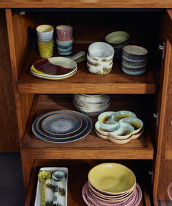 HKliving |70S CERAMICS: DINNER PLATE - BUBBLE