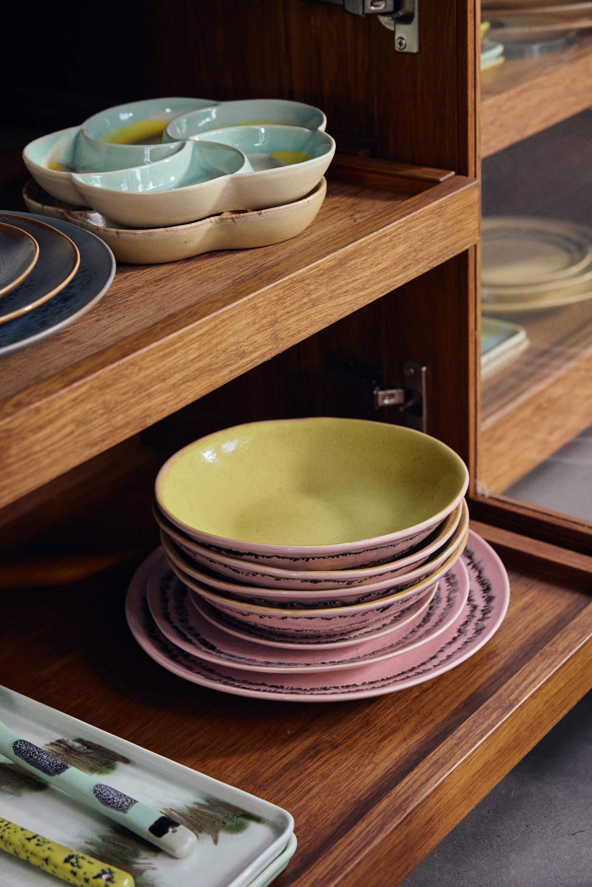 HKliving |70S CERAMICS: DINNER PLATE - BUBBLE