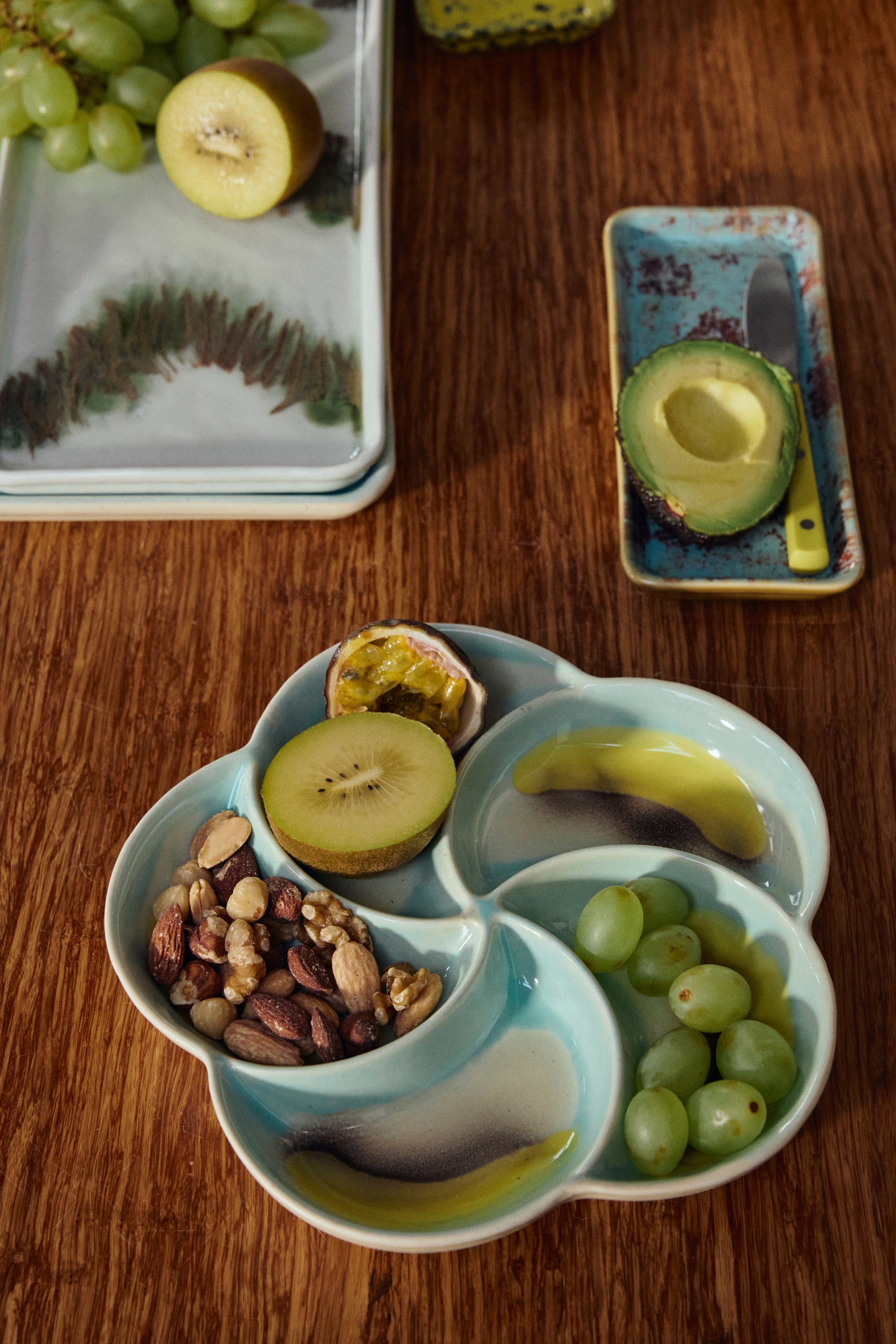 HKliving | 70S CERAMICS: SNACK TRAY - GLINT