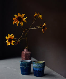 HKliving | 70S CERAMICS: VAN GOGH COFFEE MUG - STARRY NIGHT (set of 2) (kopie)