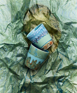 HKliving | 70S CERAMICS: VAN GOGH COFFEE MUG - SELF PORTRAIT (set of 2)
