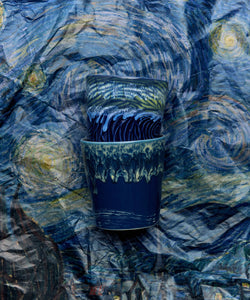 HKliving | 70S CERAMICS: VAN GOGH COFFEE MUG - STARRY NIGHT (set of 2) (kopie)