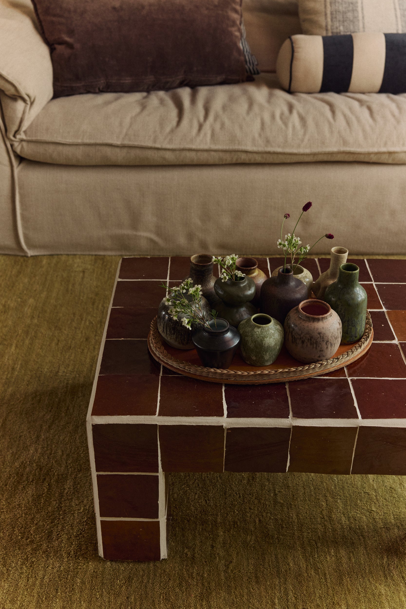 HKliving | SMALL VASE - PALETTE: DEEP BURGUNDY