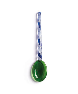 &k | GLASS SPOON - SWIRL (SET OF 4)
