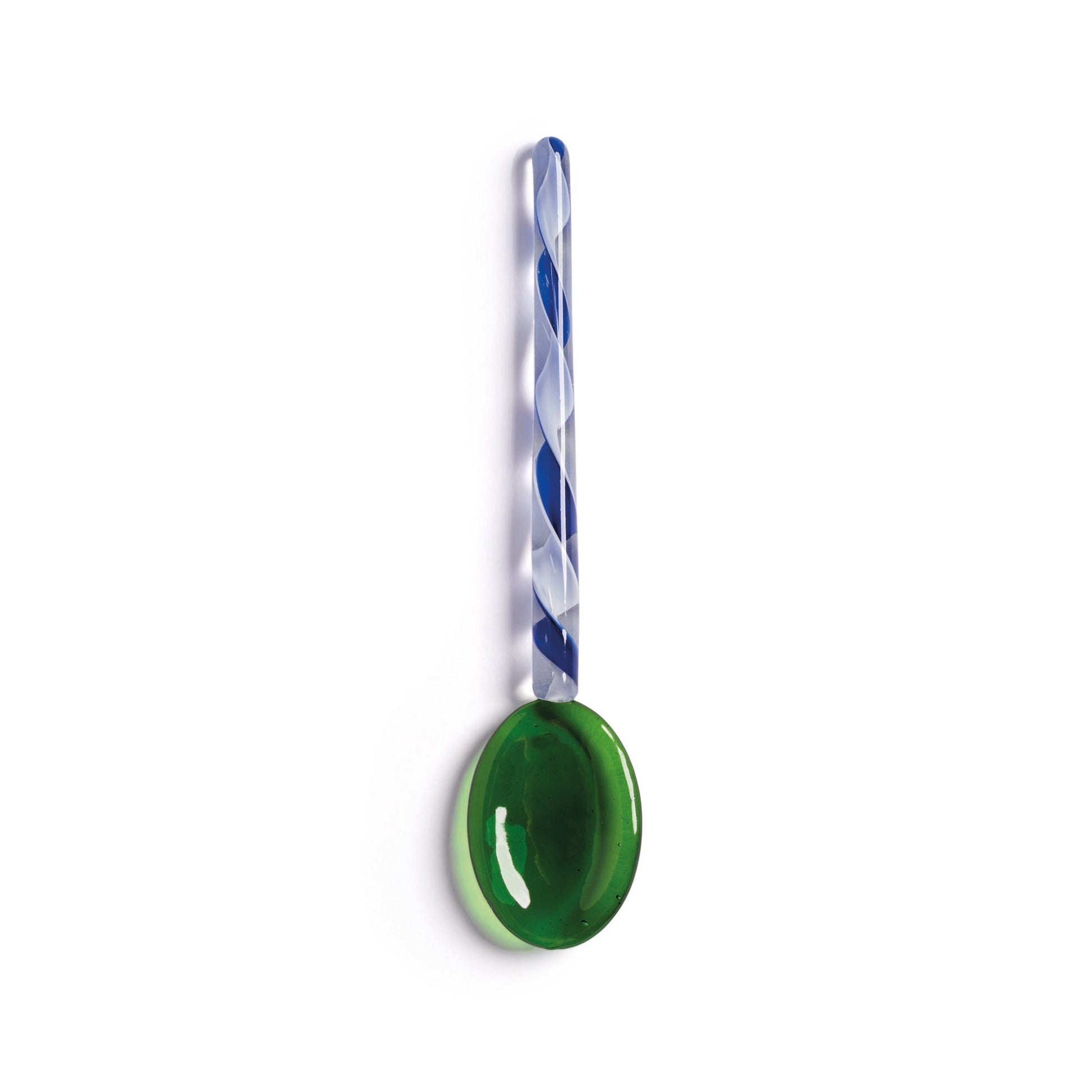 &k | GLASS SPOON - SWIRL (SET OF 4)