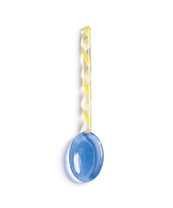 &k | GLASS SPOON - SWIRL (SET OF 4)