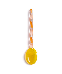 &k | GLASS SPOON - SWIRL (SET OF 4)