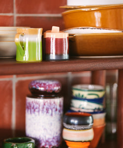 HKliving | 70S CERAMICS: MILK JUG & SUGAR POT - FORELAND