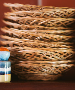 HKliving | 70S CERAMICS: PEPPER & SALT JAR - STARGAZE