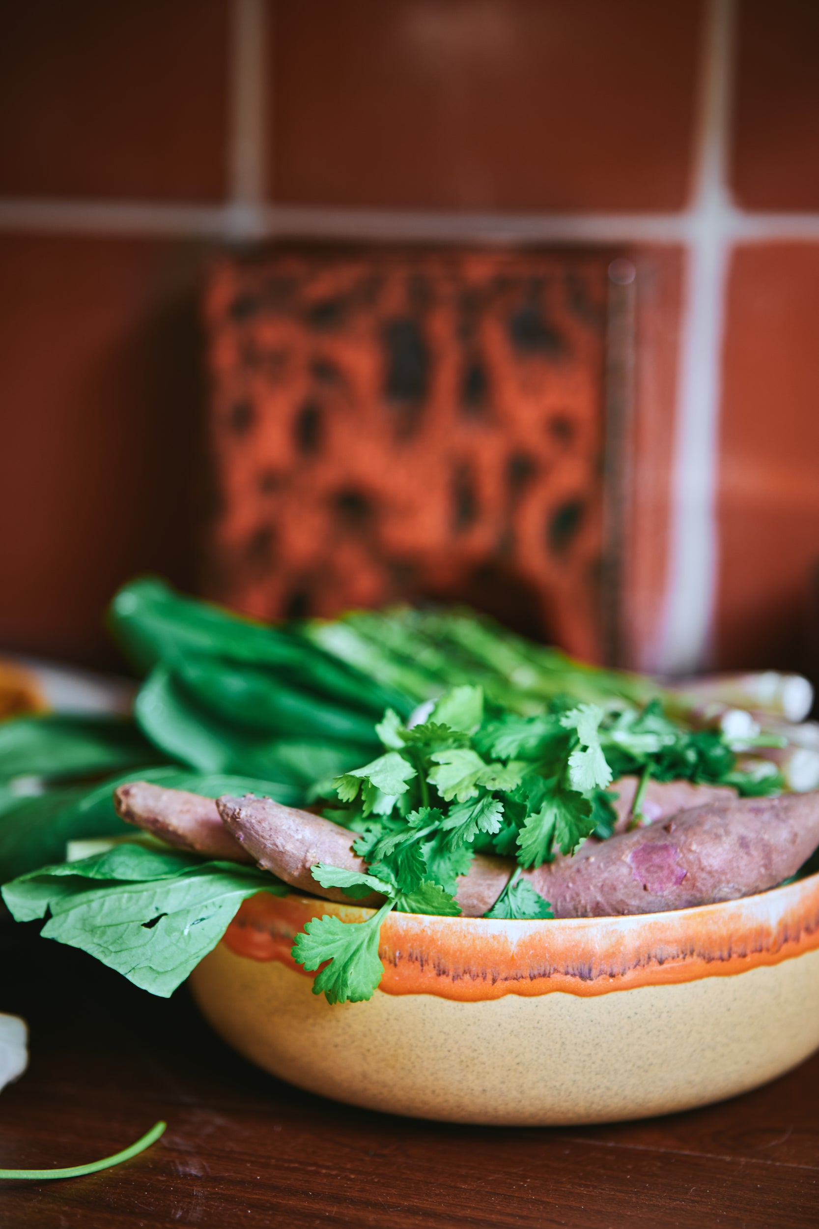 HKliving | 70S CERAMICS SALAD BOWL - SHORE