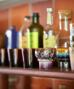 HKliving | 70S CERAMICS: LUNGO MUGS - MERGE AURORA