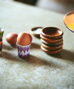 HKliving | 70S CERAMICS: EGG CUPS - ISLAND