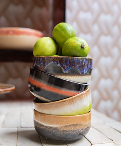 HKliving | 70S CERAMICS: DESSERT BOWLS - HUMUS