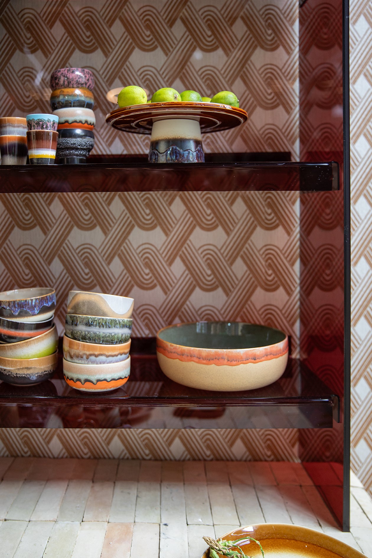 HKliving | 70S CERAMICS SALAD BOWL - SHORE