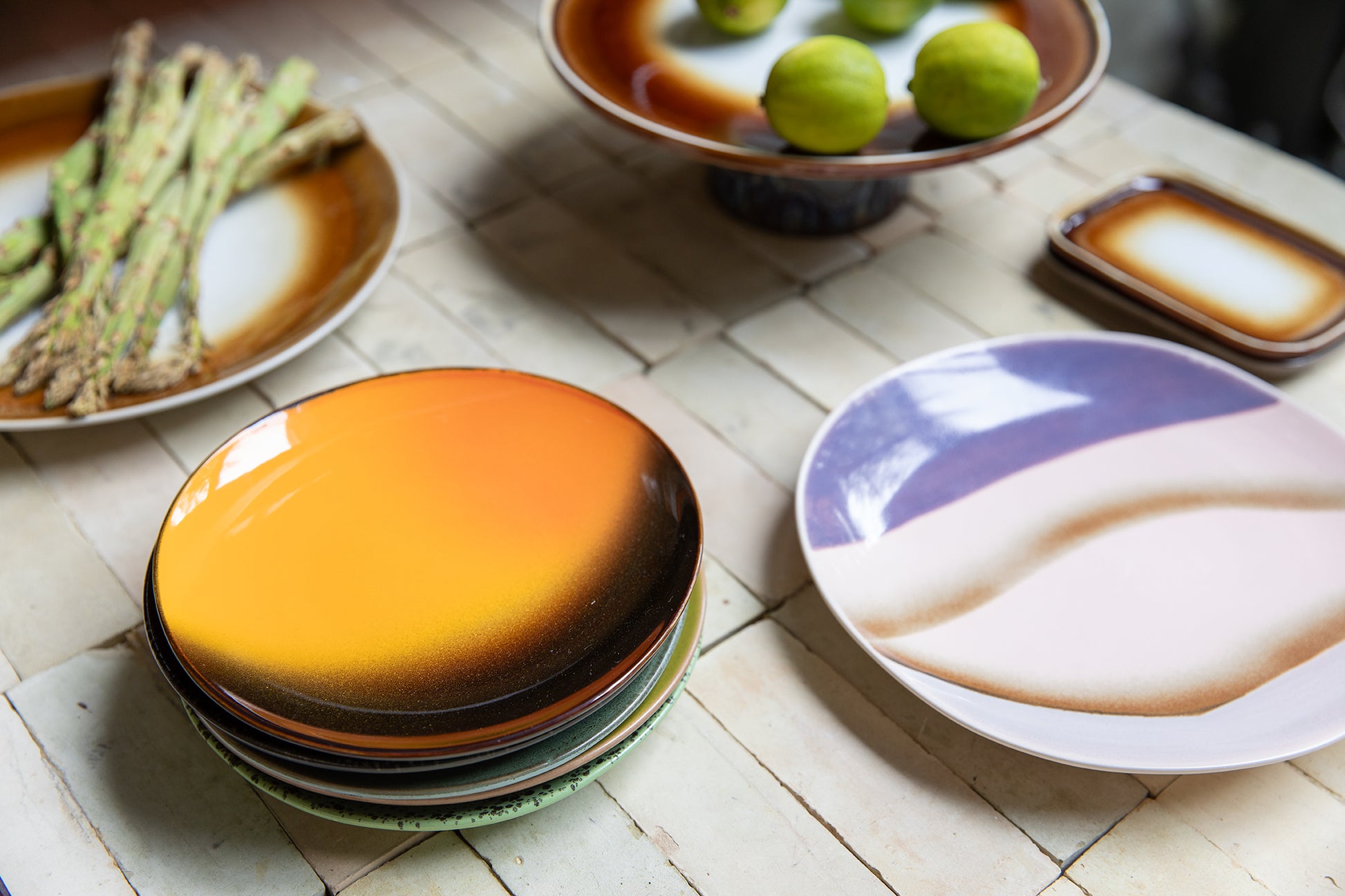 HKliving | 70S CERAMICS: SIDE PLATE - VALLEY