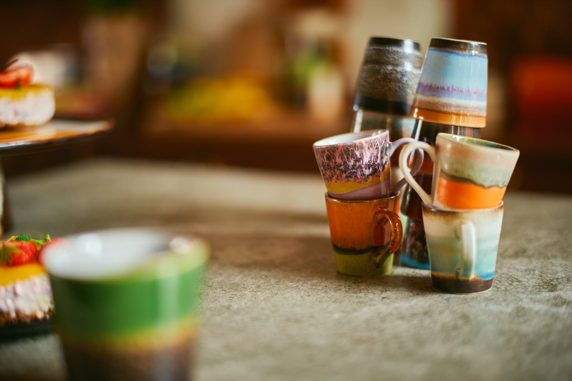 HKliving | 70S CERAMICS: RISTRETTO MUG - SOLAR ASH