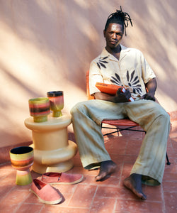 HKliving | RETRO FLOWER POT - LIME GREEN