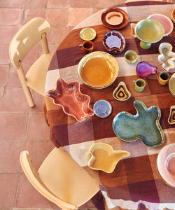 HKliving | 70S CERAMICS SALAD BOWL - SUNFLOWER