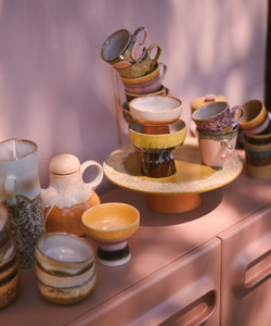 HKliving | 70S CERAMICS: TAPAS BOWL ON BASE S - DUNES