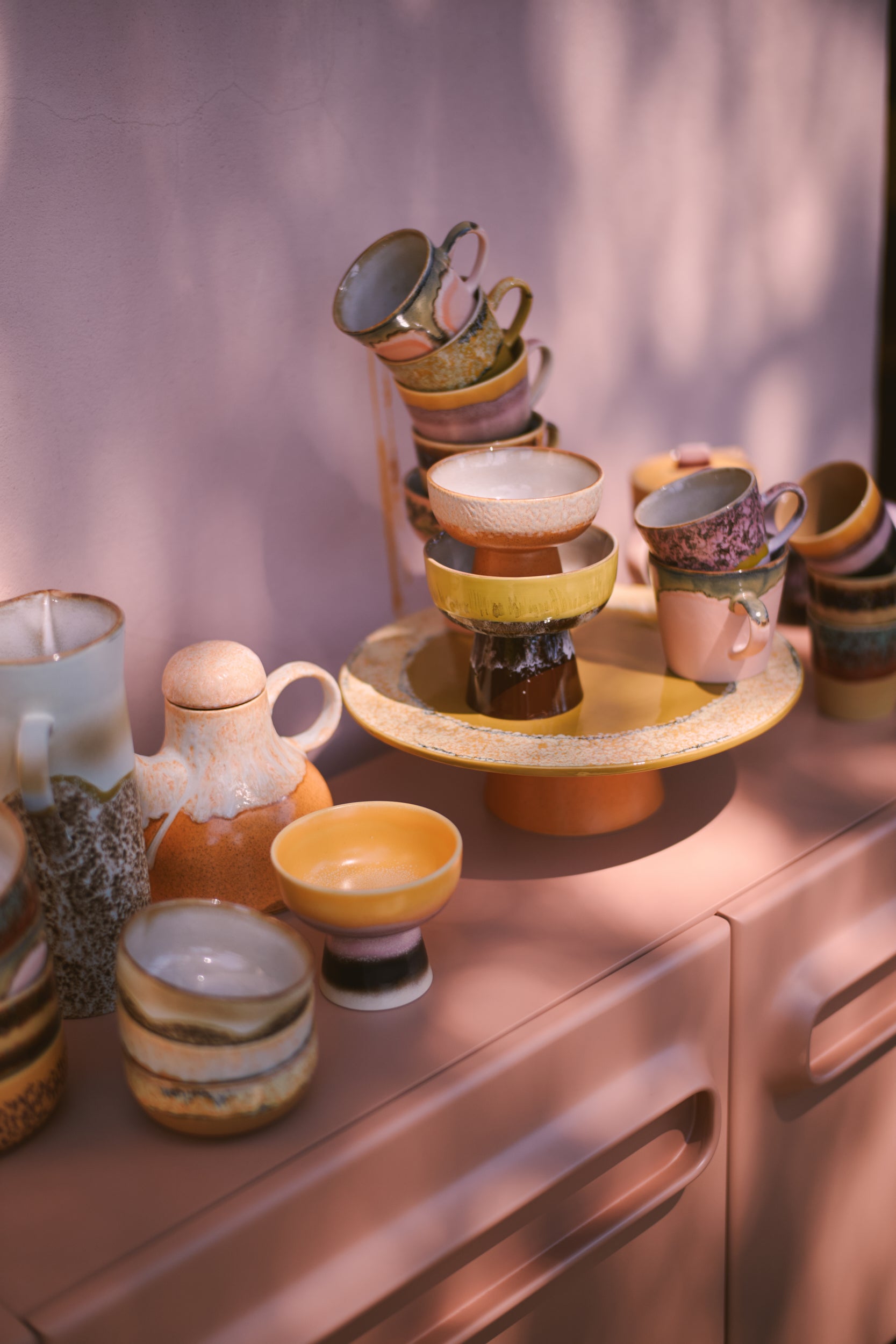 HKliving | 70S CERAMICS: TAPAS BOWL ON BASE S - DUNES