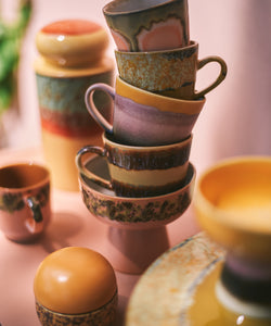 HKliving | 70S CERAMICS: CAPPUCCINO MUG - CLIFFS