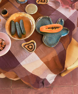 HKliving | 70S CERAMICS SALAD BOWL - SUNFLOWER