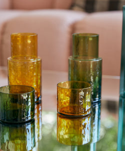 HKliving | TUBE GLASS - OLIVE