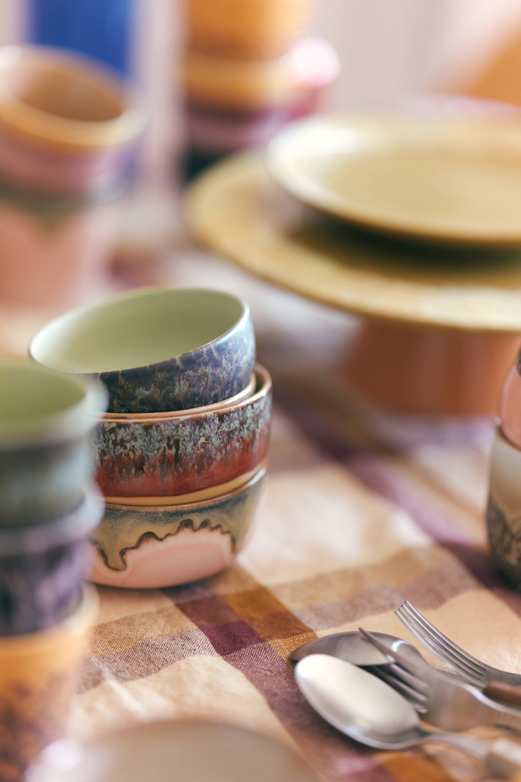 HKliving | 70S CERAMICS: DESSERT BOWL - HARBOUR: COVE
