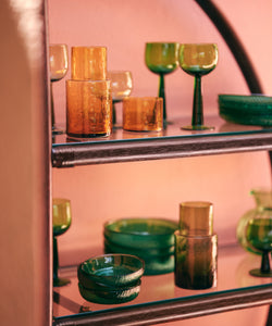 HKliving | TUBE CARAFE - AMBER