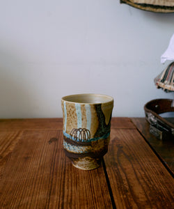 HKliving | ARTIST CERAMICS: COFFEE MUG - SCRATCHED