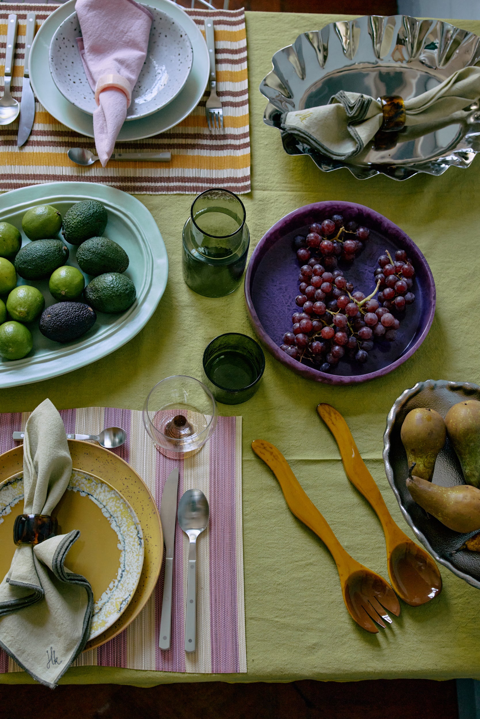 HKliving | 70S CERAMICS SALAD BOWL - PLUM