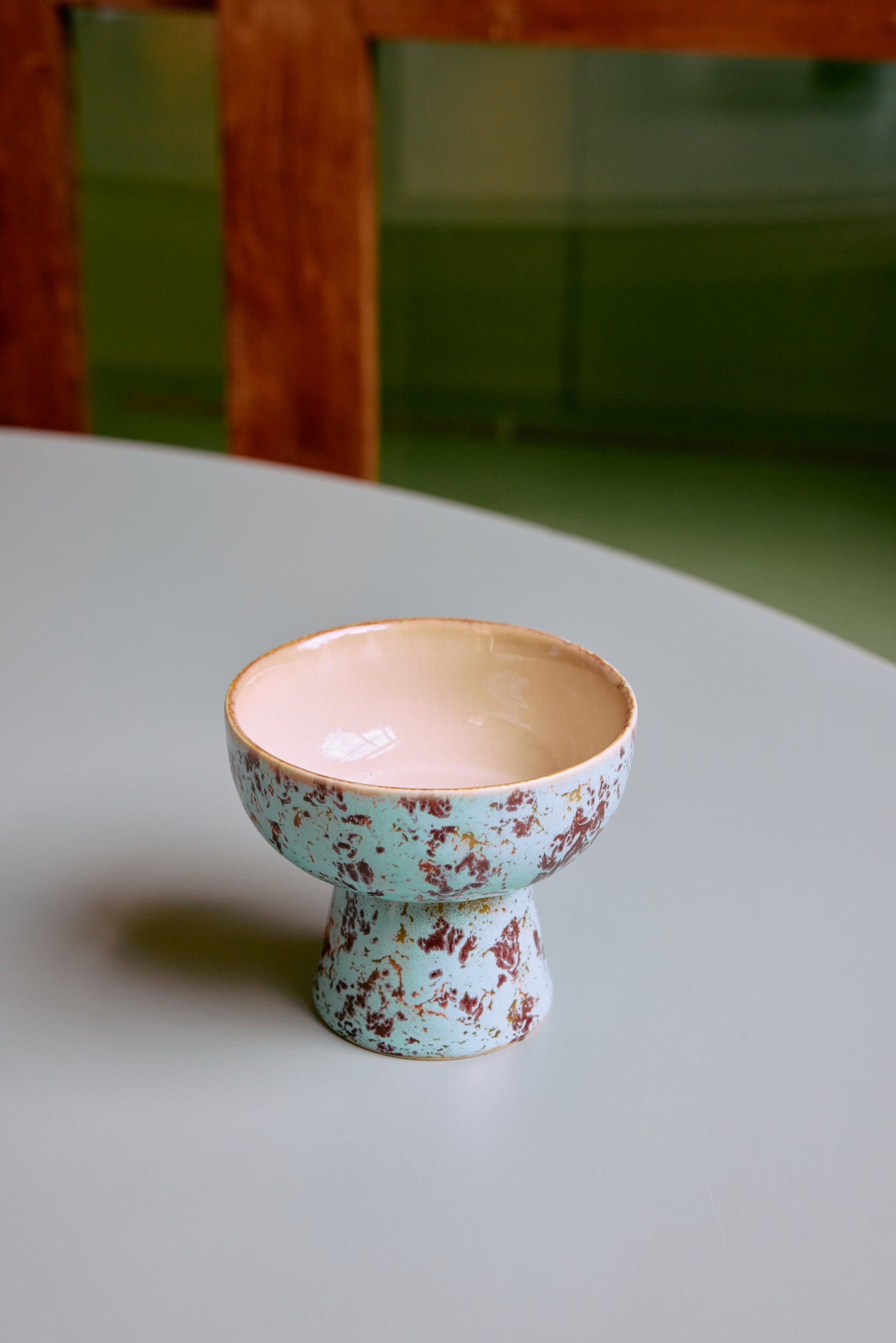 HKliving | 70S CERAMICS: TAPAS BOWL ON BASE S - PATINA