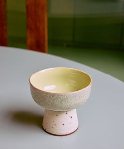HKliving | 70S CERAMICS: TAPAS BOWL ON BASE L - SLUSH