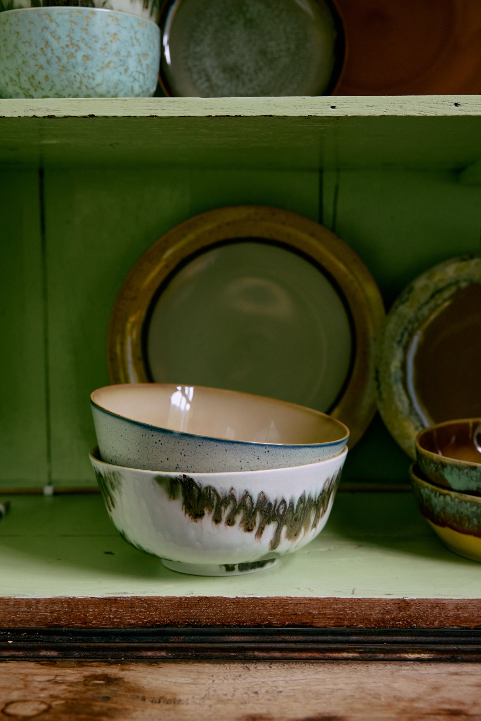 HKliving | 70S CERAMICS: RAMEN BOWL - MINIMALIST: TIDE