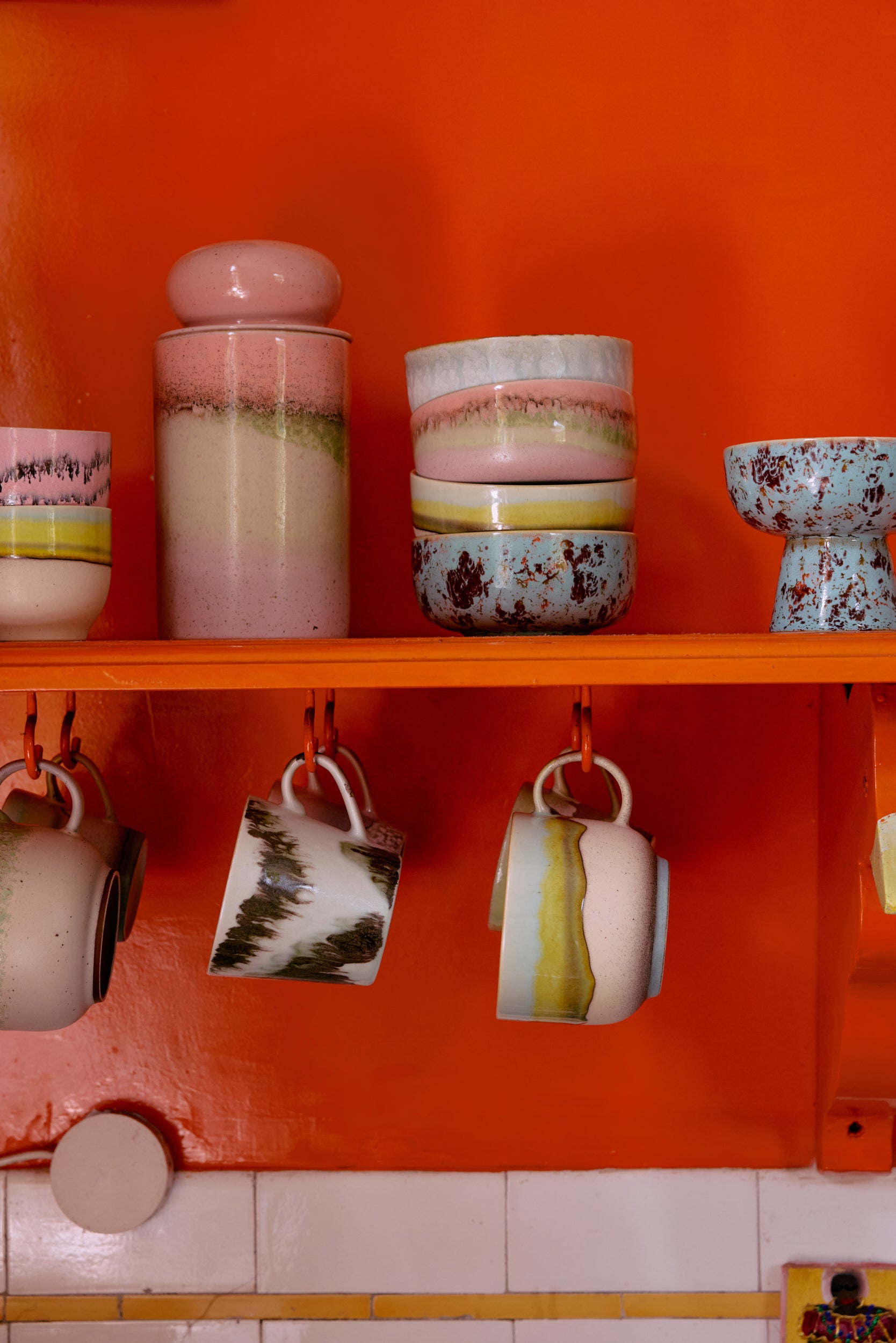 HKliving | 70's CERAMICS: STORAGE JAR - GLAZE