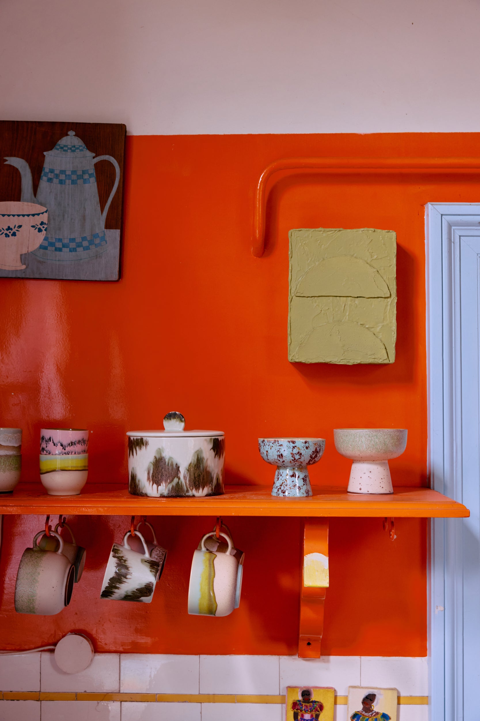 HKliving | 70S CERAMICS COOKIE JAR - TIDE