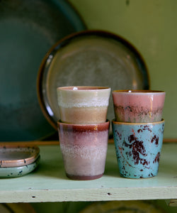 HKliving | 70'S RISTRETTO MUGS - FUTURISM: PATINA