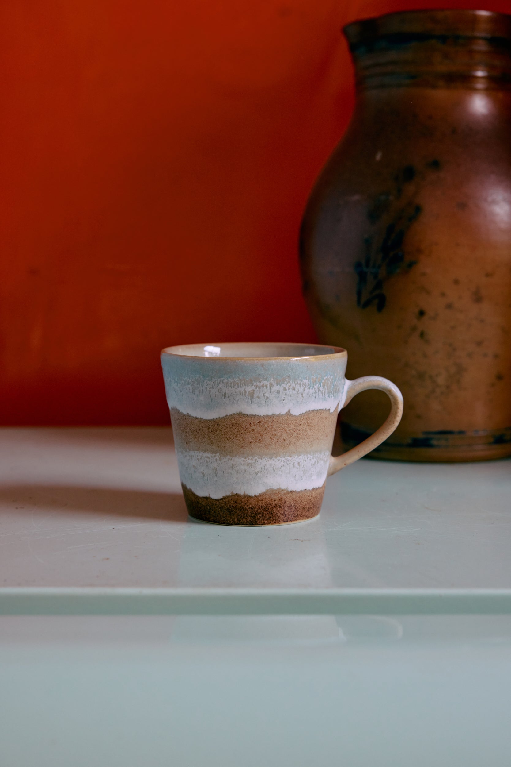 HKliving | 70S CERAMICS: CAPPUCCINO MUG - SKYLINE