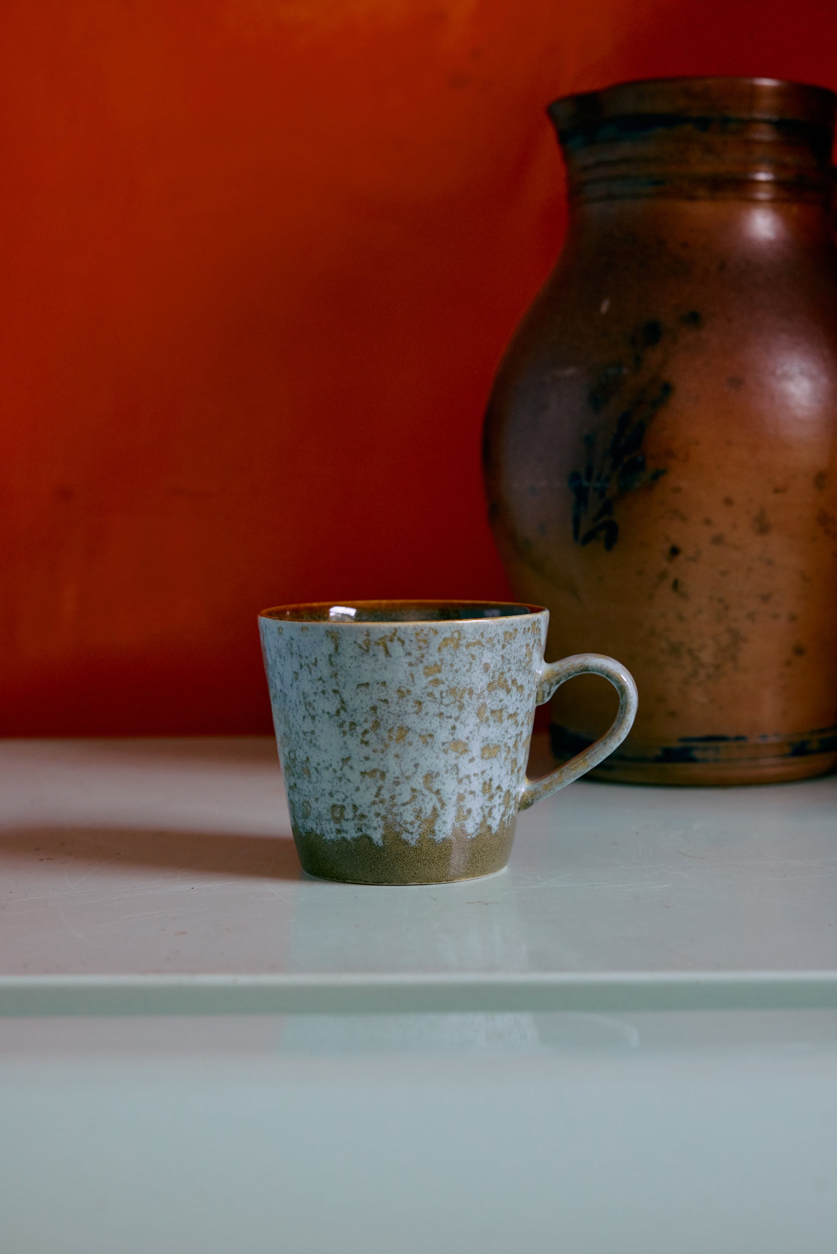 HKliving | 70S CERAMICS: CAPPUCCINO MUG - VERDIGRIS