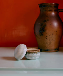 HKliving | 70S CERAMICS: SUGAR POT - PETAL