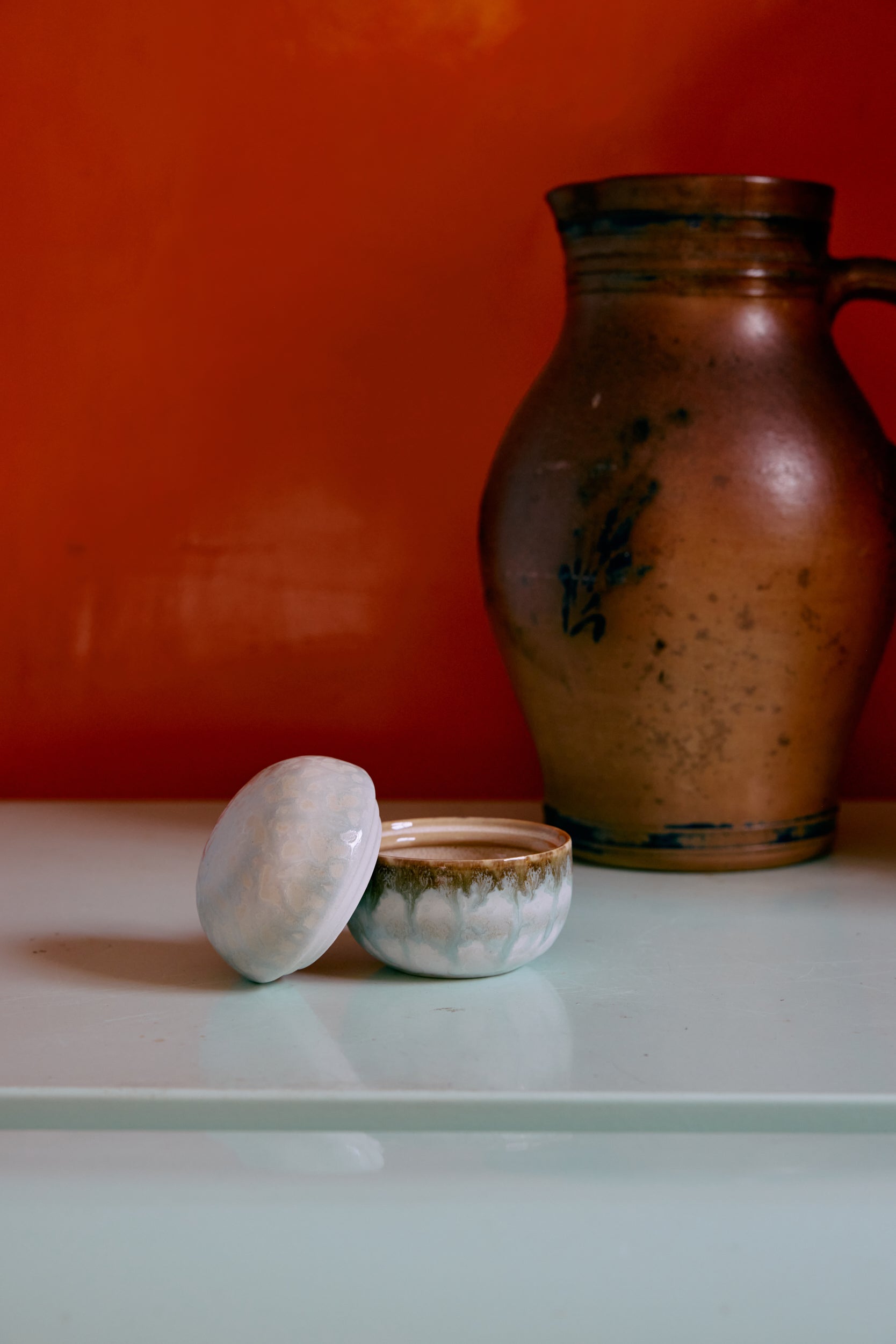 HKliving | 70S CERAMICS: SUGAR POT - PETAL