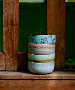 HKliving | 70S CERAMICS: DESSERT BOWL - PETAL