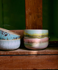 HKliving | 70S CERAMICS: DESSERT BOWL - GLINT