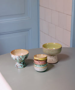 HKliving | 70S CERAMICS: XS BOWL - MODERNIST: GREEN SEA