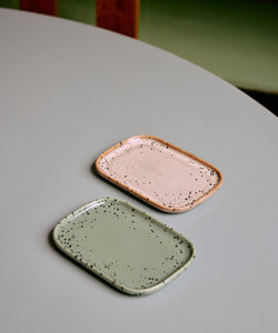 HKliving | 70S CERAMICS: SMALL TRAY - CRAYON