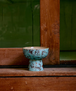 HKliving | 70S CERAMICS: TAPAS BOWL ON BASE S - PATINA